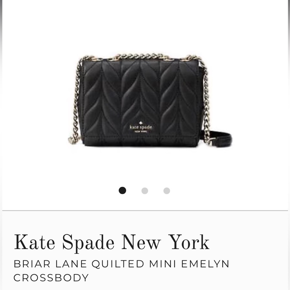 Kate Spade BRIAR LANE QUILTED MINI EMELYN
CROSSBODY great condition!